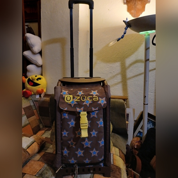 Brown Star-Patterned Zuca Bag - Picture 1 of 8